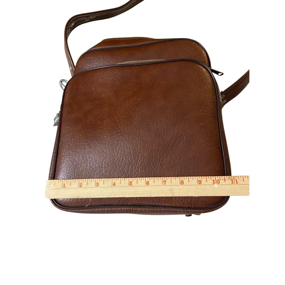 Interpur‎ 1970s Crossbody Lugagge Vintage Bag With Lock And Key Made In Korea
